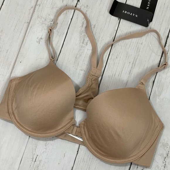 Natori EUPHORIA FRONT-CLOSE BRA in Color Cafe - Picture 9 of 12